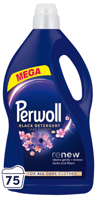Perwoll Dark Bloom prací gel na černé a tmavé prádlo