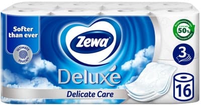 Zewa Deluxe Delicate Care toaletní papír 3 vrstvý, 16 rolí