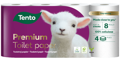 Tento Toaletní Papír Premium Gold 4vrstvý, 8 rolí
