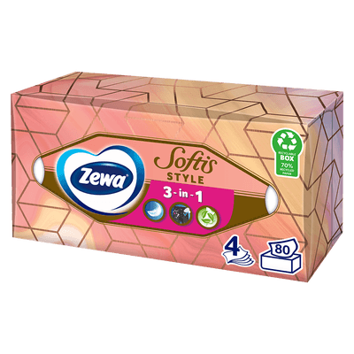 Zewa Softis Box kapesníky 4vrstvé