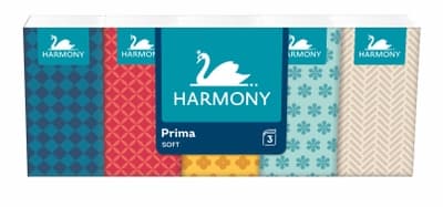 Harmony Papírové kapesníky Prima 3vrstvé
