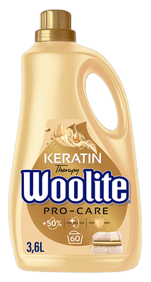 Woolite Keratin Therapy Pro-Care tekutý prací prostředek, 3,6L