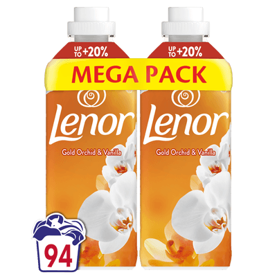 Lenor Aviváž Gold Orchid & Vanilla, duopack 2x 987 ml
