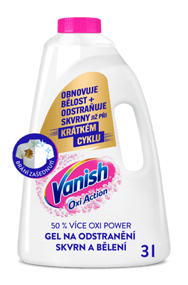 Vanish Oxi Action gel na bělení a odstranění skvrn