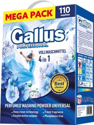 Gallus Professional Prací prášek Universal Box (6,05 kg)