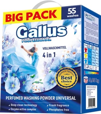 Gallus Professional Prací prášek Universal Box 3,05kg
