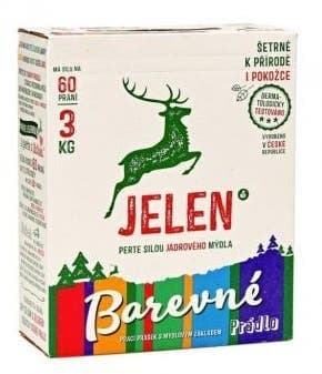 Jelen Prací prášek na barevné prádlo 3kg