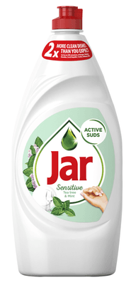 Jar Prostředek na nádobí Sensitive Tea Tree & Mint