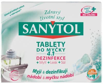 Sanytol 4 v 1 Tablety do myčky