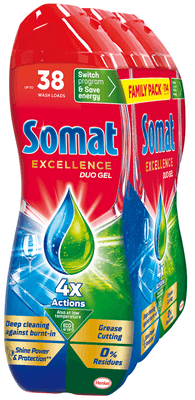 Somat Excellence Anti-Grease gel do myčky proti mastnotě