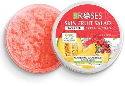 AGIVA Přírodní cukrový peeling/scrub 2v1 s melounem, mangem a medem