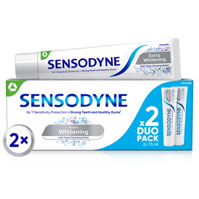 Sensodyne Extra Whitening zubní pasta duopack (2x 75 ml)