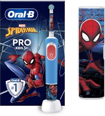 Oral-B Elektrický kartáček Vitality Pro Kids Spiderman + cestovní pouzdro