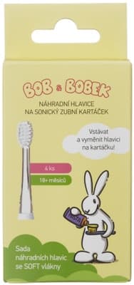 Bob a Bobek Náhradní hlavice na sonický kartáček Baby (18+ měsíců)