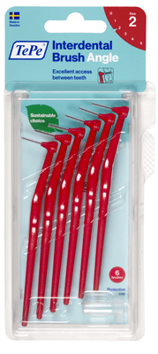 TePe Angle Mezizubní kartáčky 0.5 mm červené