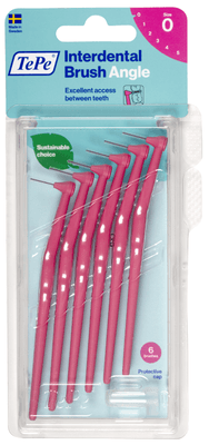 TePe Angle Mezizubní kartáčky 0.4 mm růžové