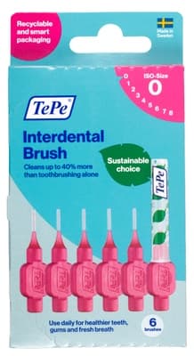 TePe MK Original 0,4 mm růžové 6.0 ks