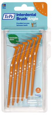 TePe Angle Mezizubní kartáčky 0.45 mm oranžové 6.0 ks