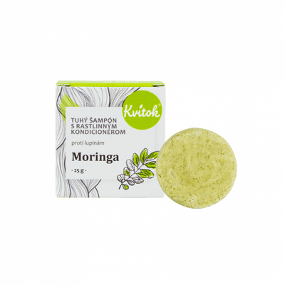 Kvitok Tuhý šampon s kondicionérem proti lupům Moringa