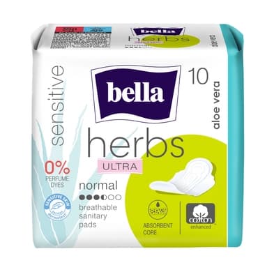 Bella Herbs Ultra Normal menstruační vložky Aloe vera
