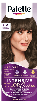 Schwarzkopf Palette Intensive Color Creme permanentní barva na vlasy 5-0 Světle hnědý