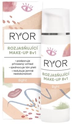 Ryor Rozjasňující make-up 8v1, light