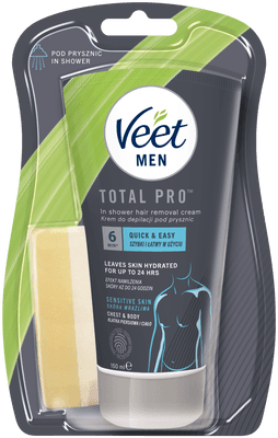 Veet MEN Depilační krém do sprchy pro citlivou pokožku