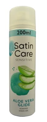 Gillette Satin Care gel na holení Sensitive Aloe Vera Glide