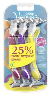 Gillette Simply Venus 3 Plus Yellow holítko