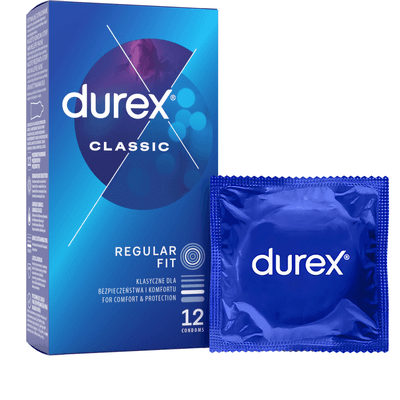 Durex Classic kondomy s lubrikantem 12.0 ks