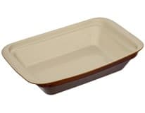 METRO PROFESSIONAL Zapékací miska 37 x 23 cm kamenina hnědý 1 ks