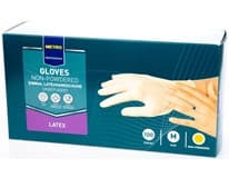 METRO PROFESSIONAL Rukavice nepudrované latex vel. M 100 ks