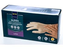 METRO PROFESSIONAL Rukavice nepudrované latex vel. XL 100 ks
