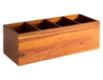 APS Box na příbory Wooden dřevo 36 x 14 cm 1 ks