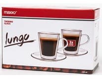 MAXXO Šálek dvoustěnný s podšálkem Lungo 220 ml 2 ks