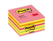 Bloček Post-it 3M kostkovaný 76 x 76 mm 450L růžový 1 ks
