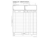 SIGMA Dodací list A5 NCR 50 listů 10 ks