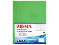 SIGMA Desky Odkládací mapa 250 zelené 10 ks