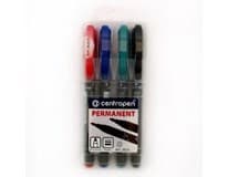 centropen Popisovač permanentní 2836 sada 4 ks