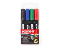 Kores Plus K-M Popisovač permanentní mix 4 ks