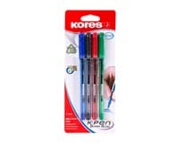 Kores Tužka kuličková K1 0,7mm mix barev 4 ks