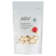 Finest Lyofilizované maliny v bílé čokoládě 100g