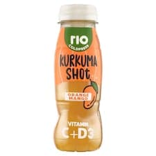 Rio Cold Press Nápoj s pomerančovou šťávou s mangem, zázvorem, kurkumou 180ml