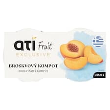 ATI Fruit Exclusive Broskvový kompot 2 x 120g (240g)