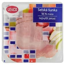 Le & Co Selská šunka nejvyšší jakosti 100g