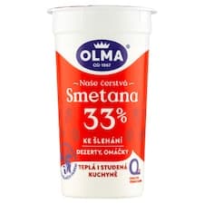 Olma Smetana ke šlehání 33 % 200g