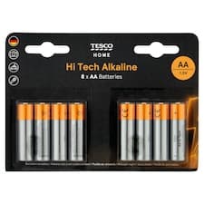 Home Alkalické baterie AA 8 ks
