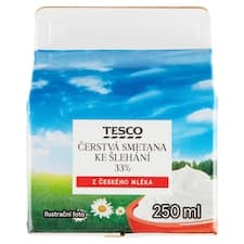 Čerstvá smetana ke šlehání 33% 250ml
