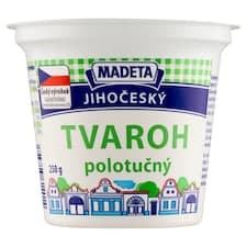 Madeta Jihočeský tvaroh polotučný 250g