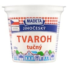 Madeta Jihočeský tvaroh tučný 250g